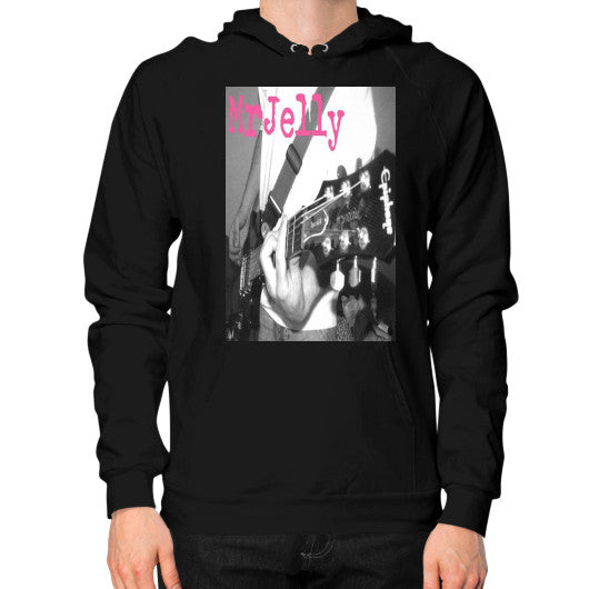 Hoodie (on man) Black - Mr Jelly