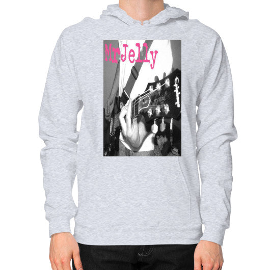 Hoodie (on man) Heather grey - Mr Jelly