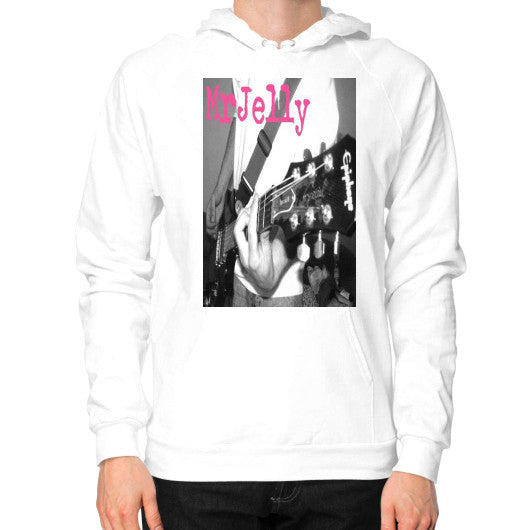 Hoodie (on man) White - Mr Jelly