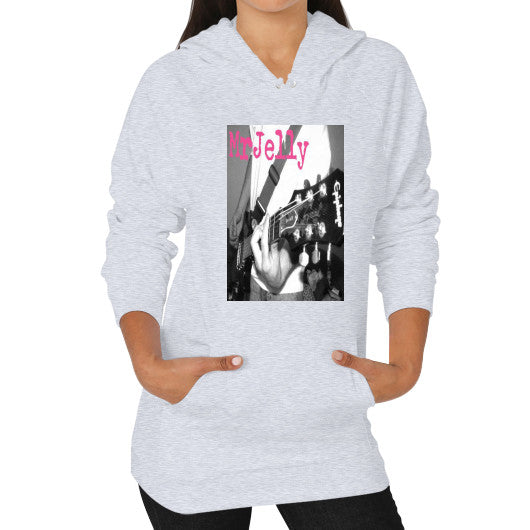 Hoodie (on woman) Heather grey - Mr Jelly