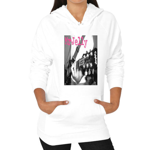 Hoodie (on woman) White - Mr Jelly