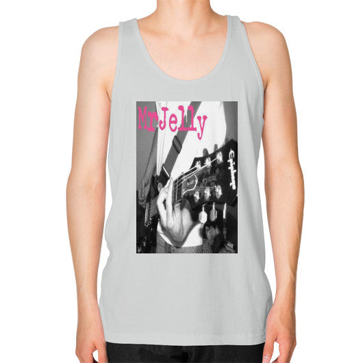 Unisex Fine Jersey Tank Silver - Mr Jelly