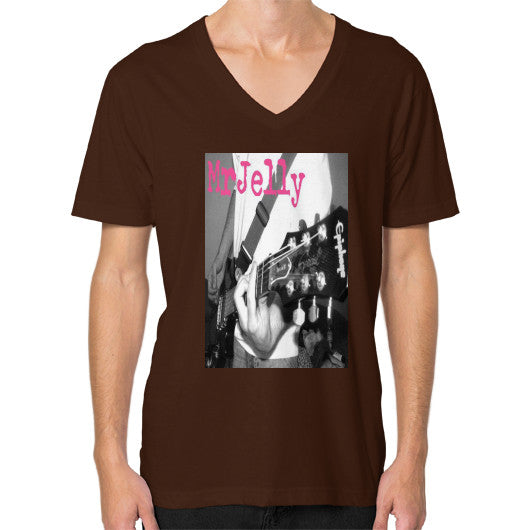V-Neck (on man) Brown - Mr Jelly