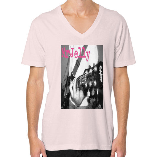 V-Neck (on man) Light pink - Mr Jelly
