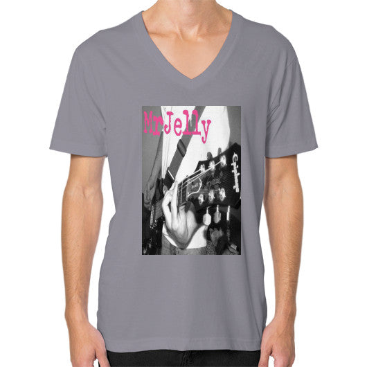 V-Neck (on man) Slate - Mr Jelly
