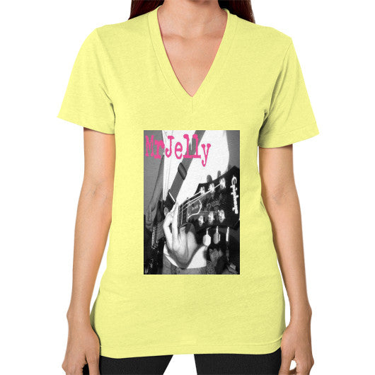 V-Neck (on woman) Lemon - Mr Jelly