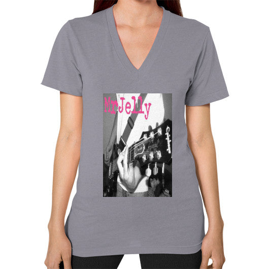 V-Neck (on woman) Slate - Mr Jelly