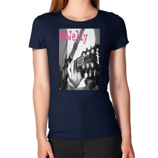 Women's T-Shirt Navy - Mr Jelly