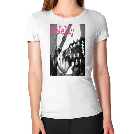 Women's T-Shirt White - Mr Jelly